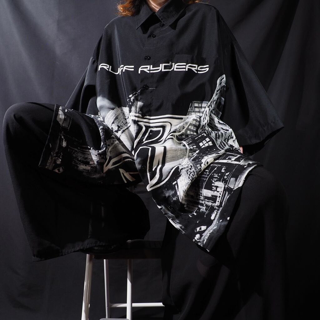 Ruff riders King Over silhouette full printed SS shirt