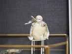 羊毛とシルク　ブルーアイの小さなビスクドール（B）（削げキズあり） 画像17