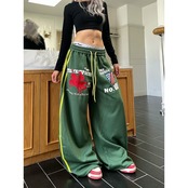 ストリート  刺繍スウェットパンツ P369