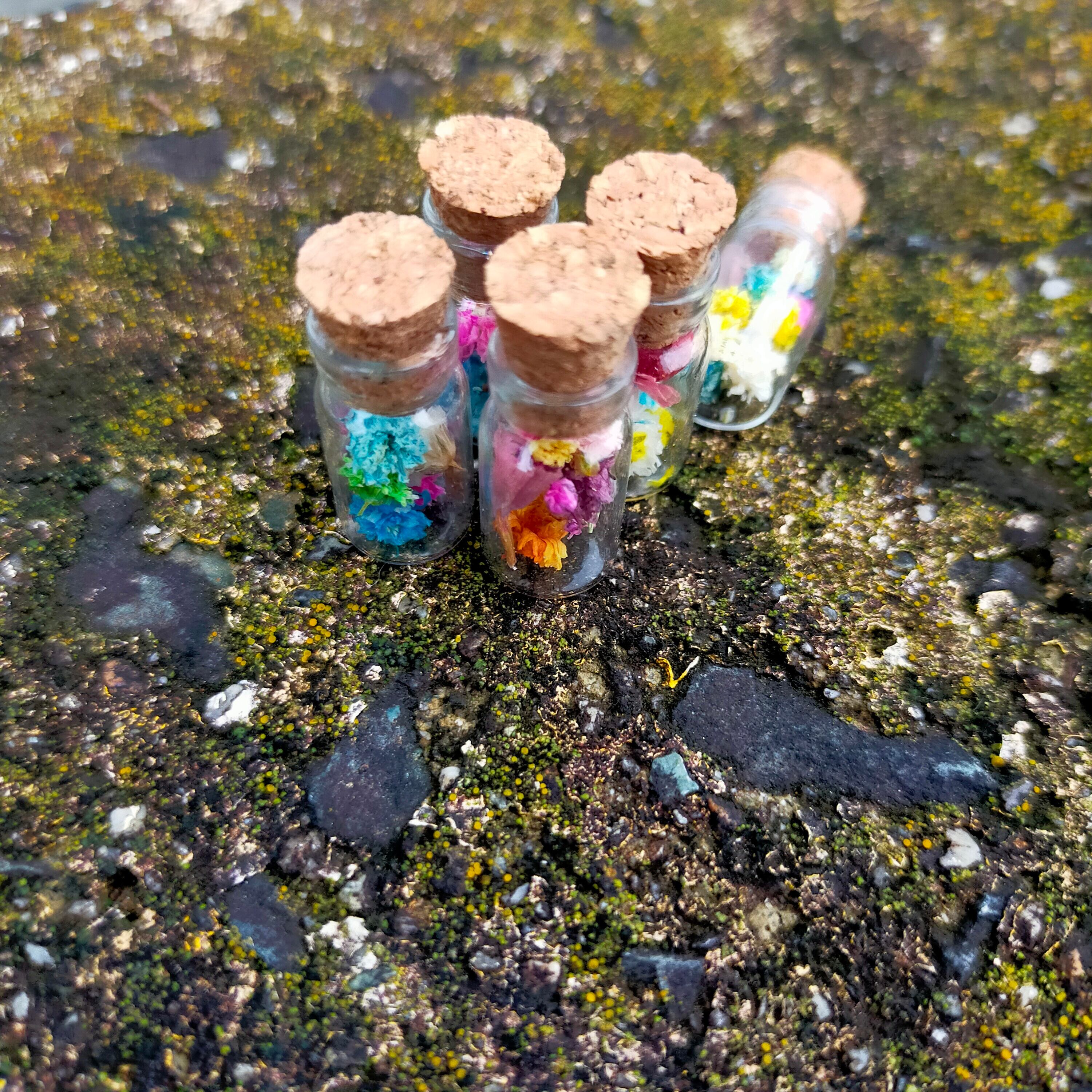 ”幸”ミニチュアボトル 【”SACHI”Dried Flowers in Miniture bottle 】
