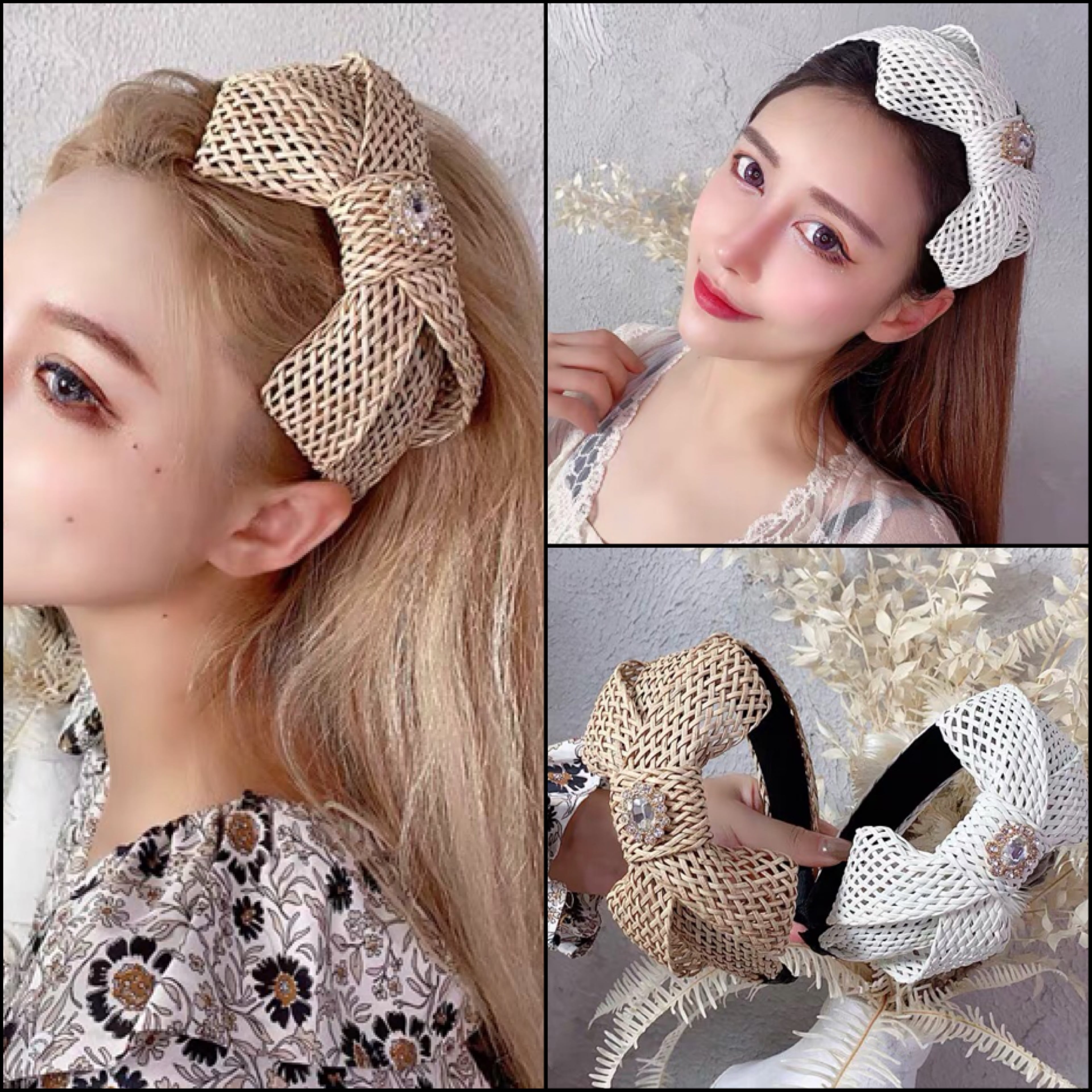 ミハエルネグリン】 バレッタ 花 白、ベージュ 見やすかっ ミハエルネグリン】 バレッタ 花 白、ベージュ 見やすかっ
