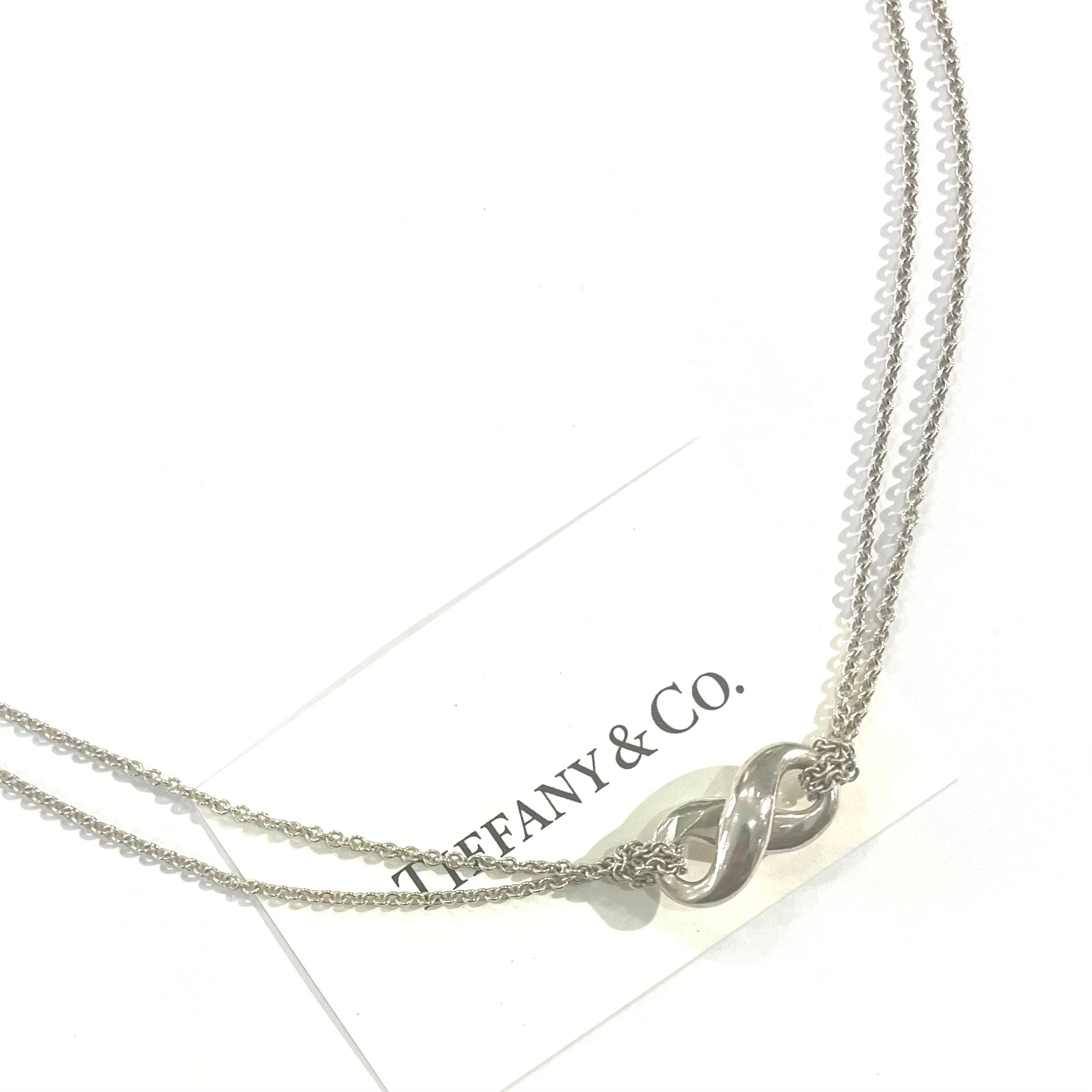 限定価格【TIFFANY&Co.】2527 Wチェーン 立体インフィニティ