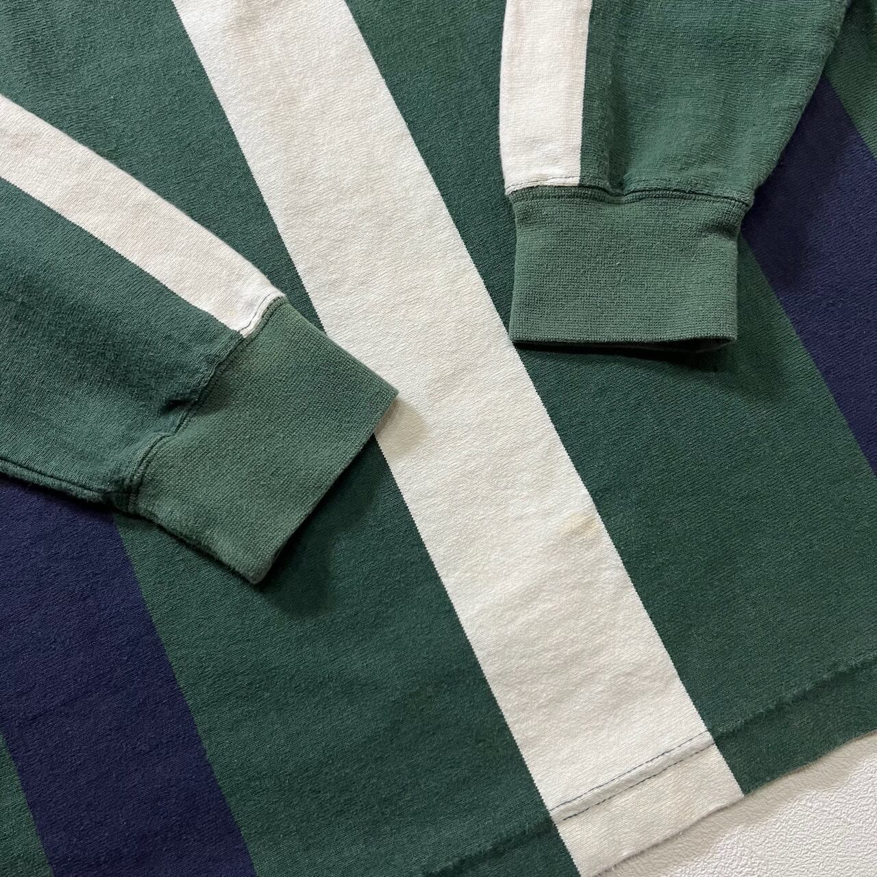 90s OLD GAP 雰囲気系 ストライプ ラガーシャツ プルオーバー ギャップ