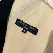COMME des GARCONS HOMME コムデギャルソン オム コットン テーパード パンツ S /メンズ/ブラック/AD2003