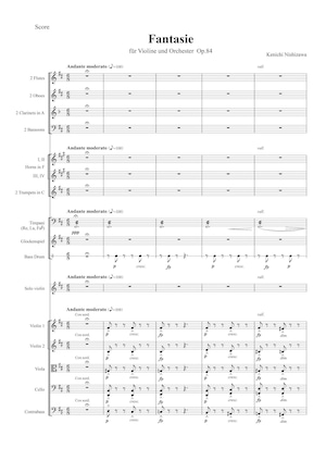 【PDF】西澤健一：ヴァイオリンと管弦楽のための幻想曲