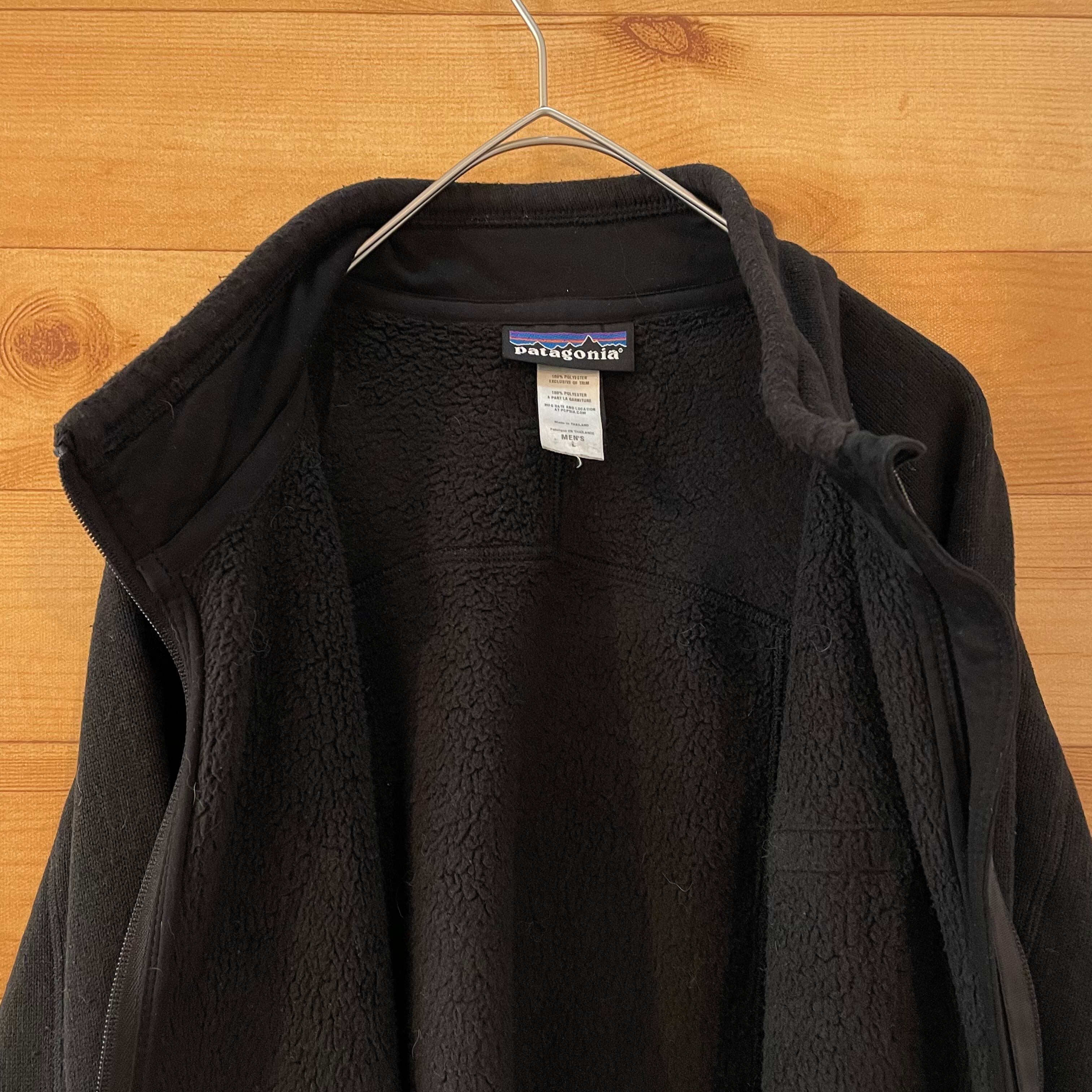 patagoni パタゴニア　ベストワンポイントロゴ　ブラック　　3XL