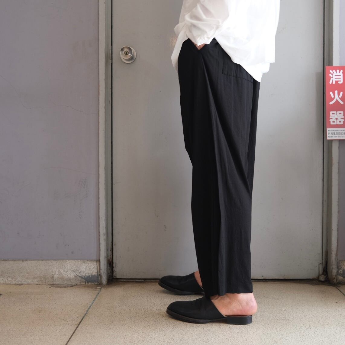 KANEMASAPHIL” 46G Artisan Double Pants Black” | Lapel online store