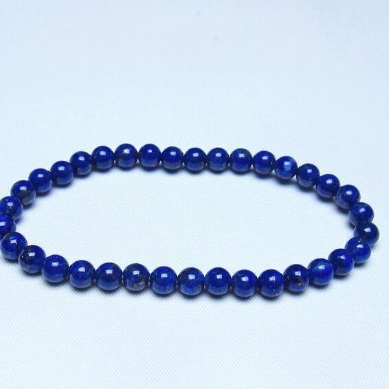 ラピスラズリ ブレスレット 5mm 一点物 メール便可 [M便 1/10] 111-48448