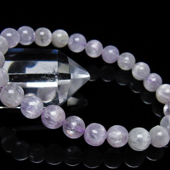 クンツァイト ブレスレット 8mm 一点物 メール便可 [M便 1/10] 111-40660