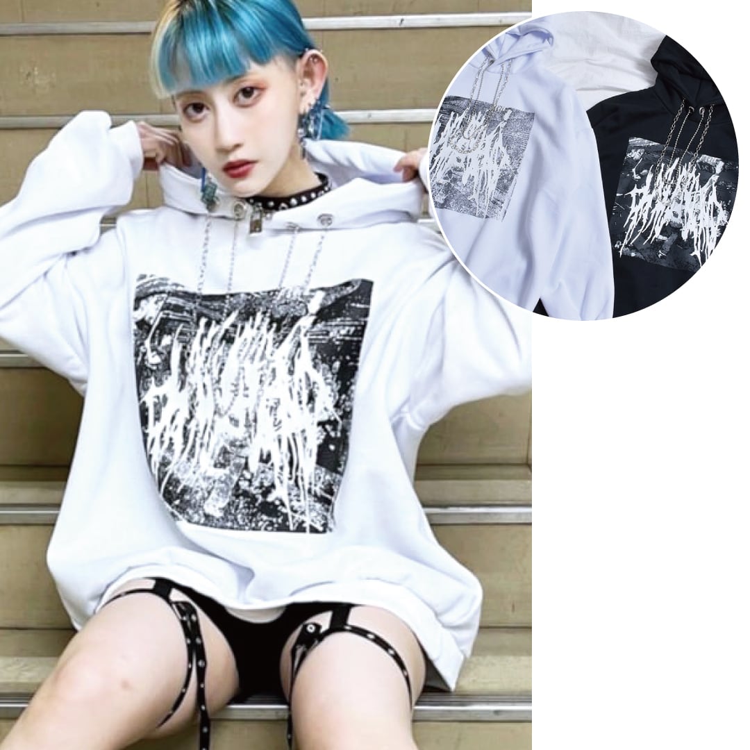 50%OFF】2連チェーン BIGパーカー(裏起毛) | VOLCAN&APHRODITE