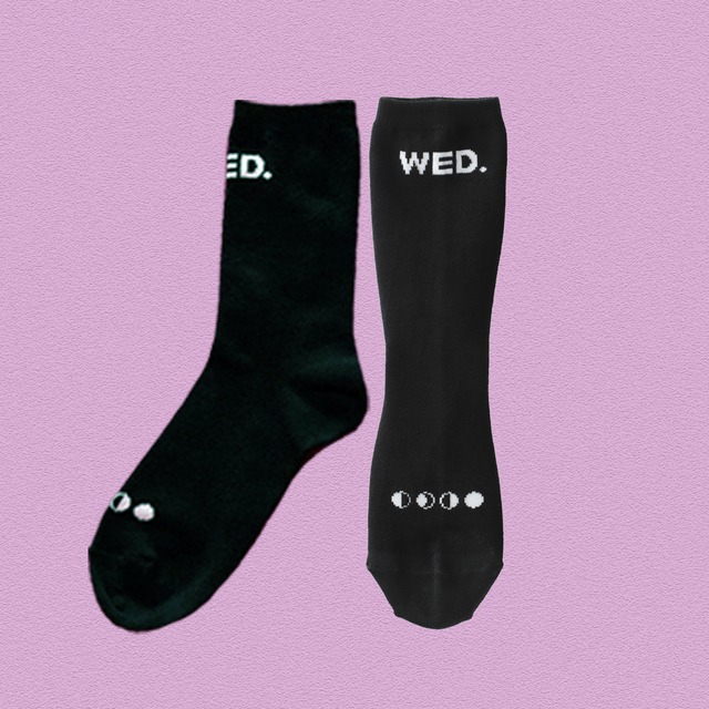 [Renewal] Moon icon socks