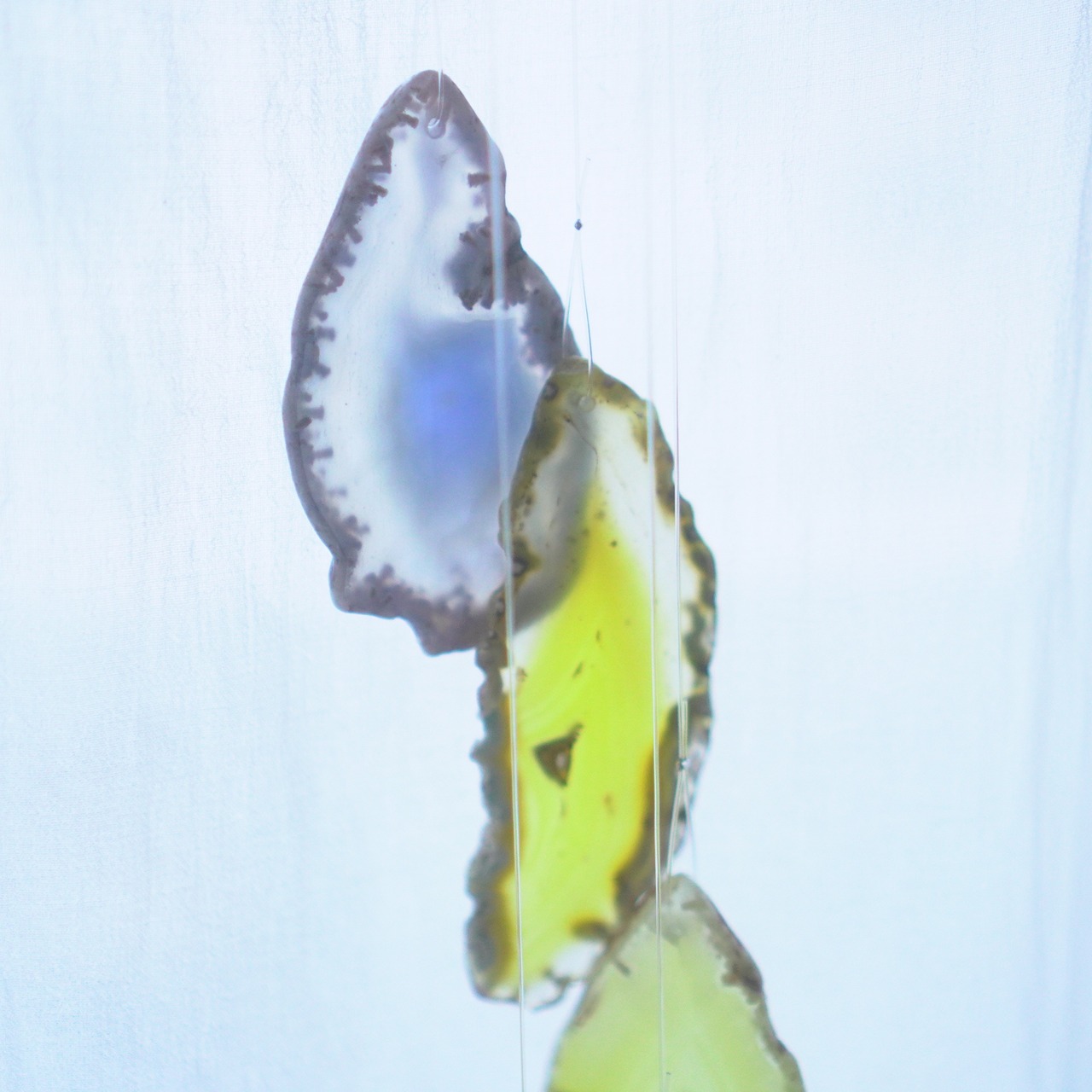 Pine & Kiwi Soda - アゲートヒーリングチャイム / Agate Sun Catcher Wind Chime 940