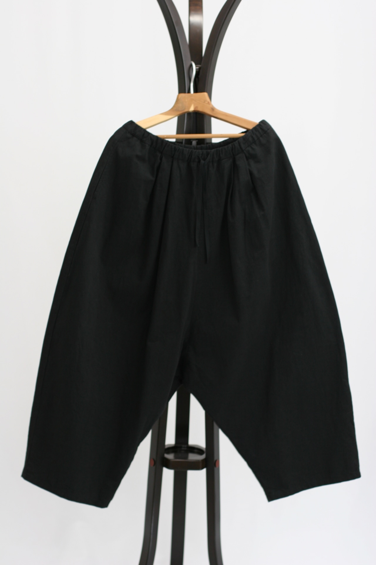 【Gauze#】ドライコットン ピエロパンツ (G904) / Black