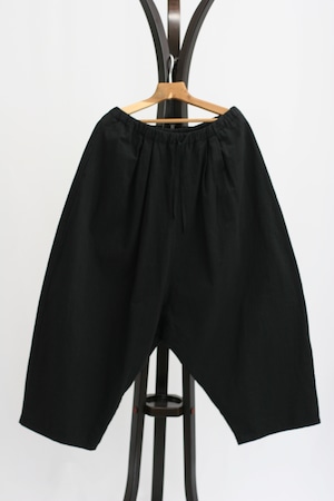 【Gauze#】ドライコットン ピエロパンツ (G904) / Black