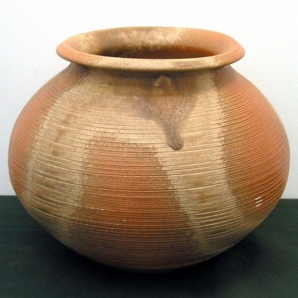 信楽焼・三彩・花瓶・No.160620-01・梱包サイズ60 | リサイクル