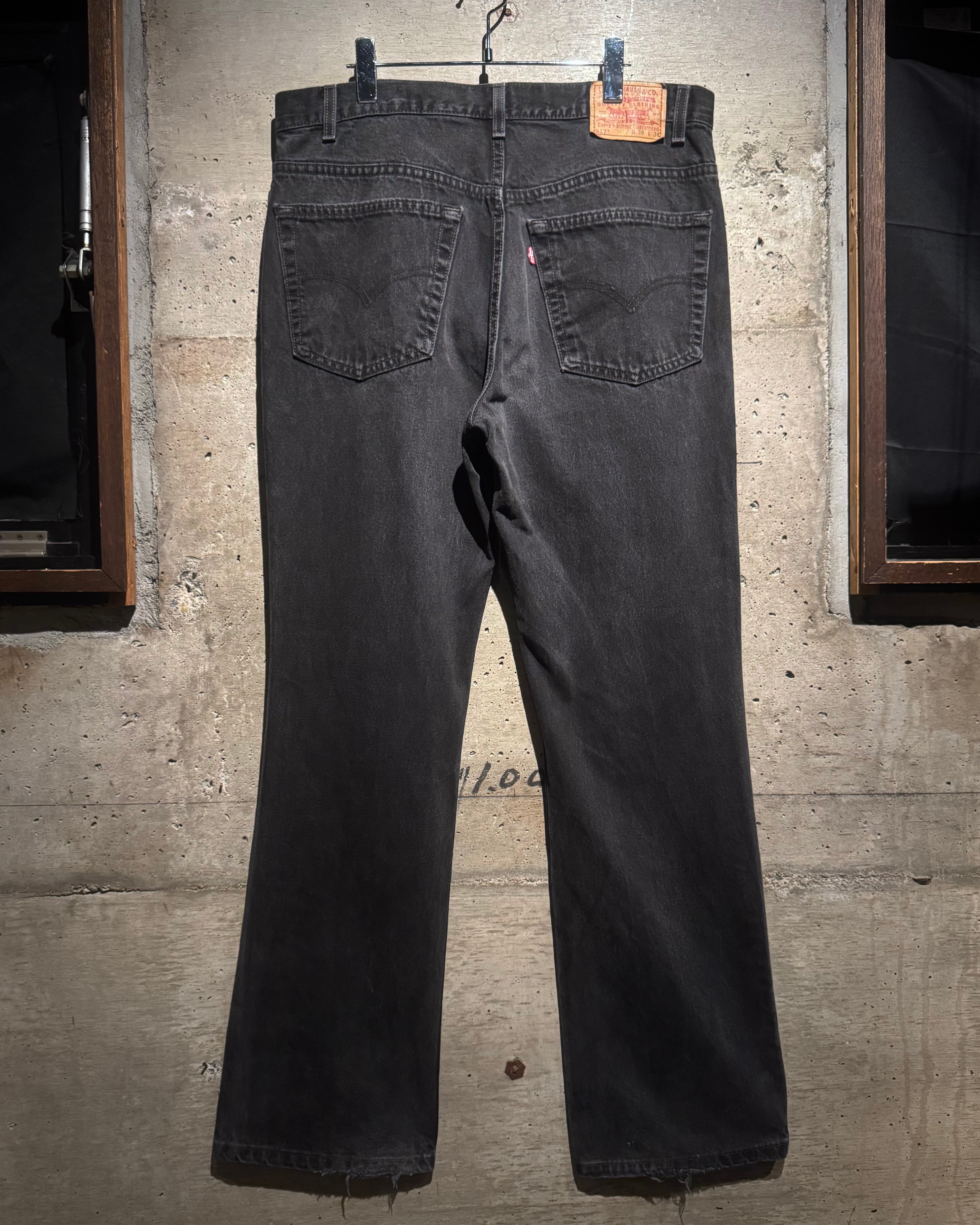 Caka】90's “Levi's” 517 Vintage Black Flare Denim Pants | Caka