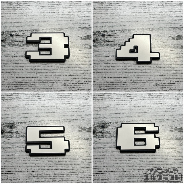 アルファベットドットグリルエンブレム（純正サイズ）