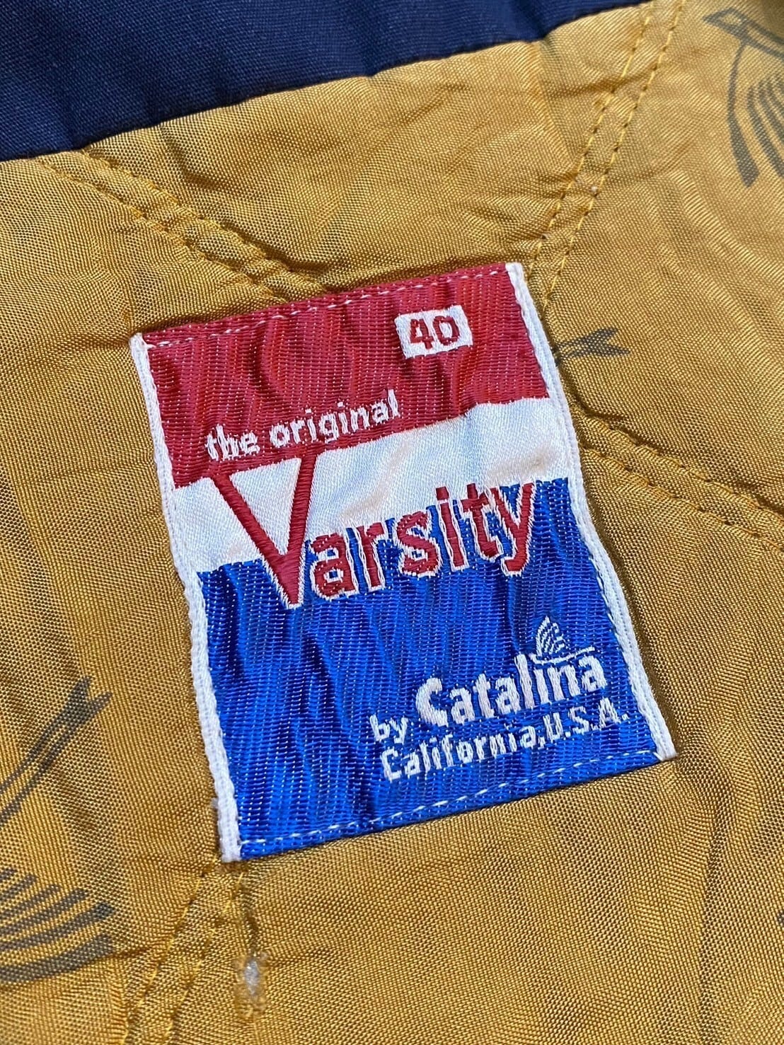 vintage 70's CATALINA VARSITY JACKET MADE IN USA | vintage