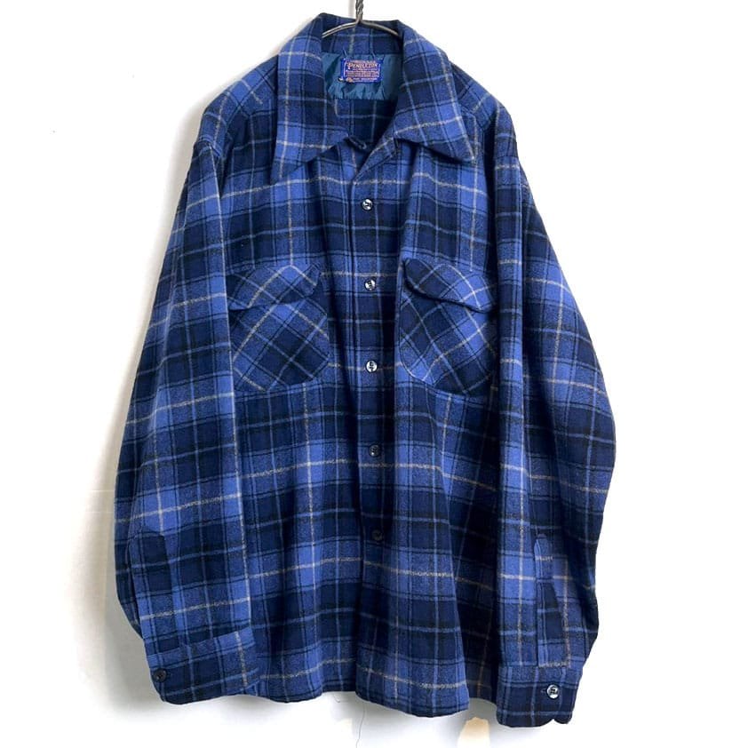 Pendleton [PENDLETON] Vintage Loop Collar Wool Shirt [1970s