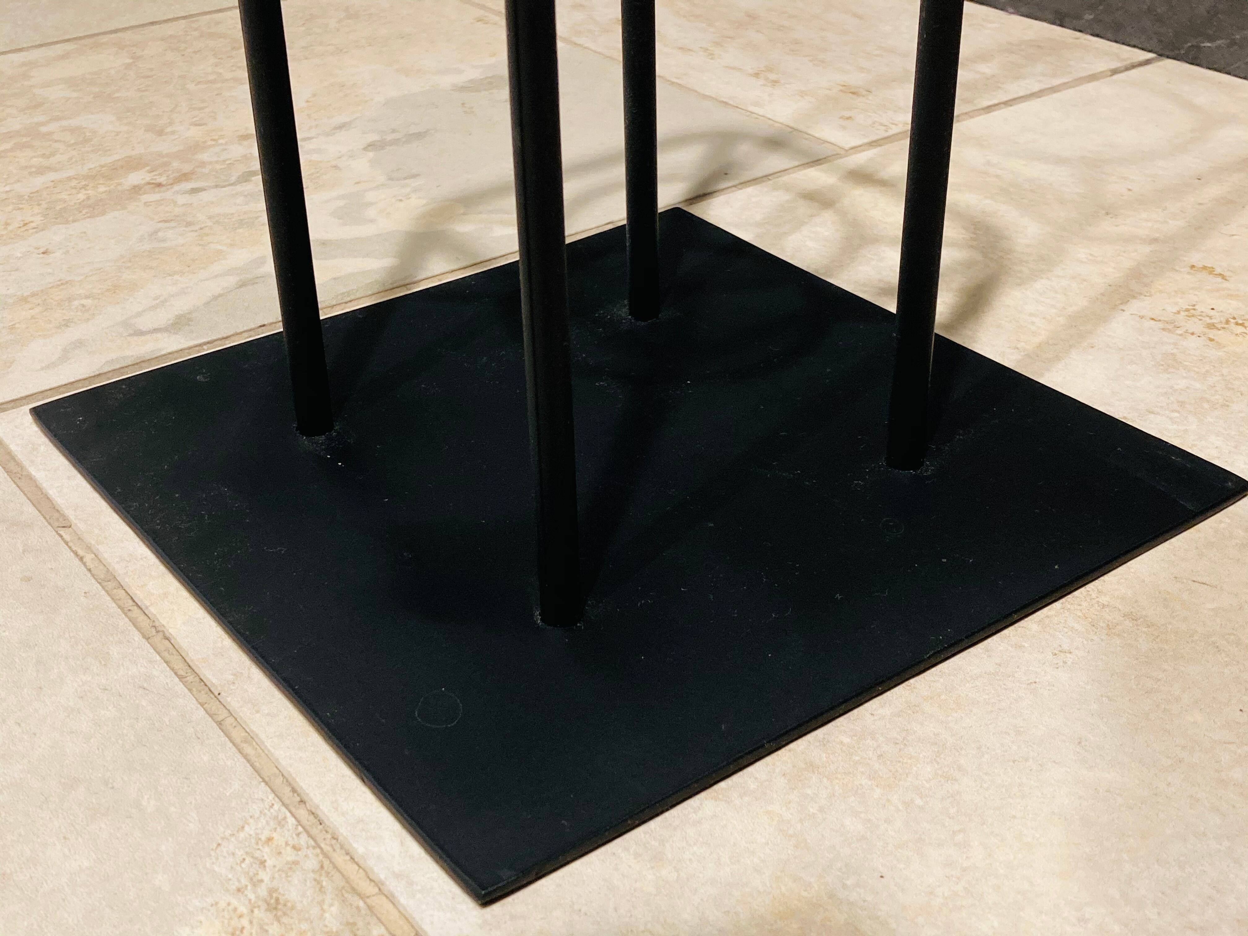 鉄器 (高さ50 cm) 花スタンドS (花器ガラス23cm x1 付き) | TSUNE;田中