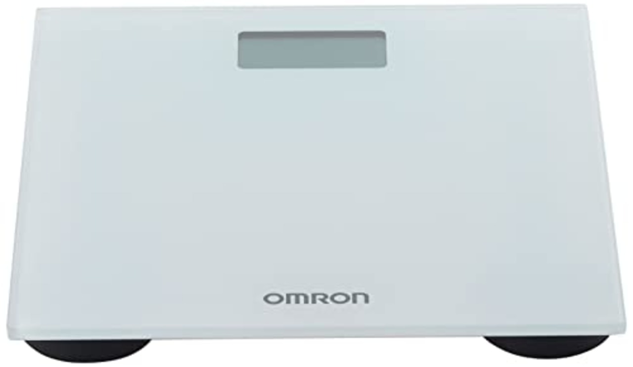 オムロン 体重計 ホワイト HN-300T2-JTW スマホ連動 データ自動転送 自動認識 乗るだけで測定開始 シンプルでおしゃれなデザイン