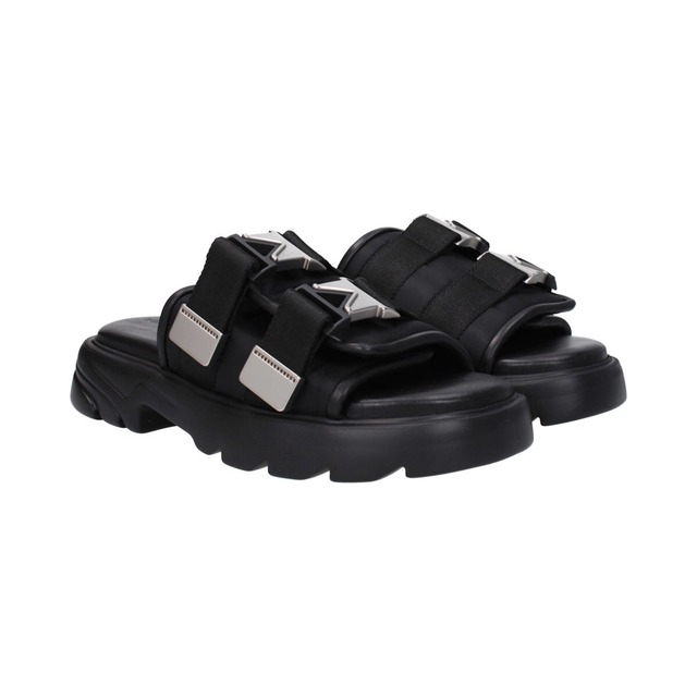 BOTTEGA VENETA ボッテガヴェネタ メンズ スライドサンダル ファブリック ブラック