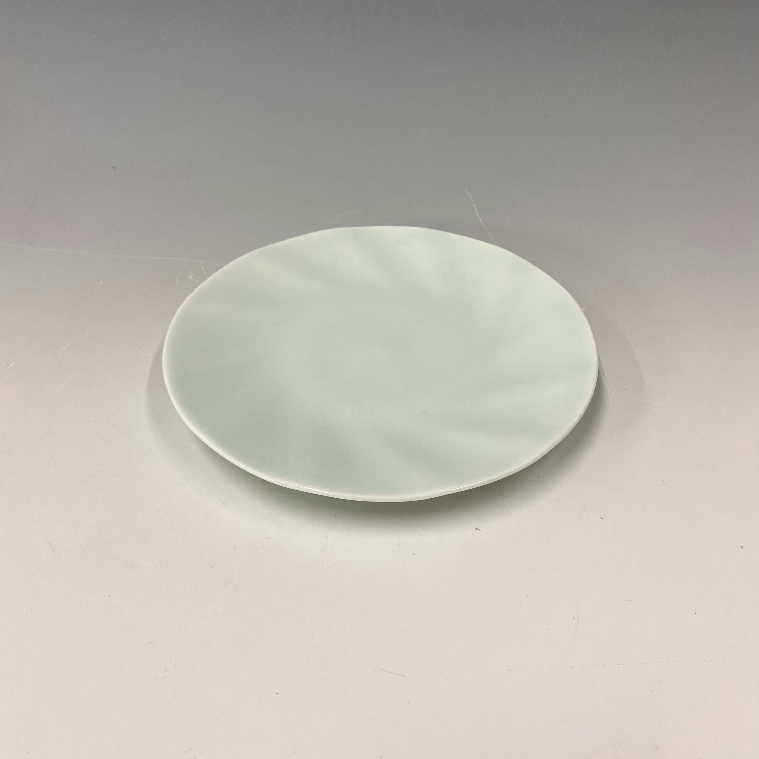 【中尾純】青白磁輪花皿(小)