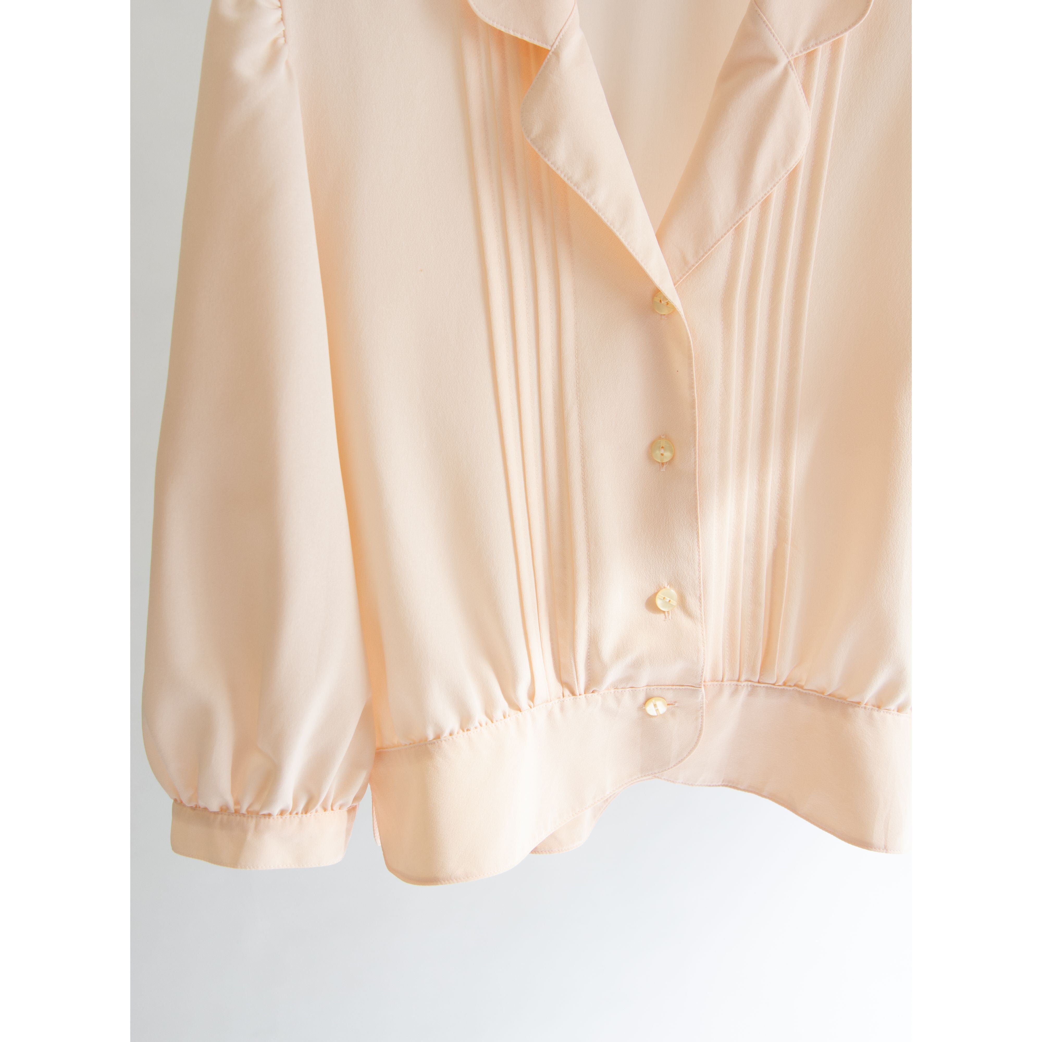 【sommermann】Made in Germany 100% polyester blouse(ドイツ製 ポリエステルブラウス シャツ )11d