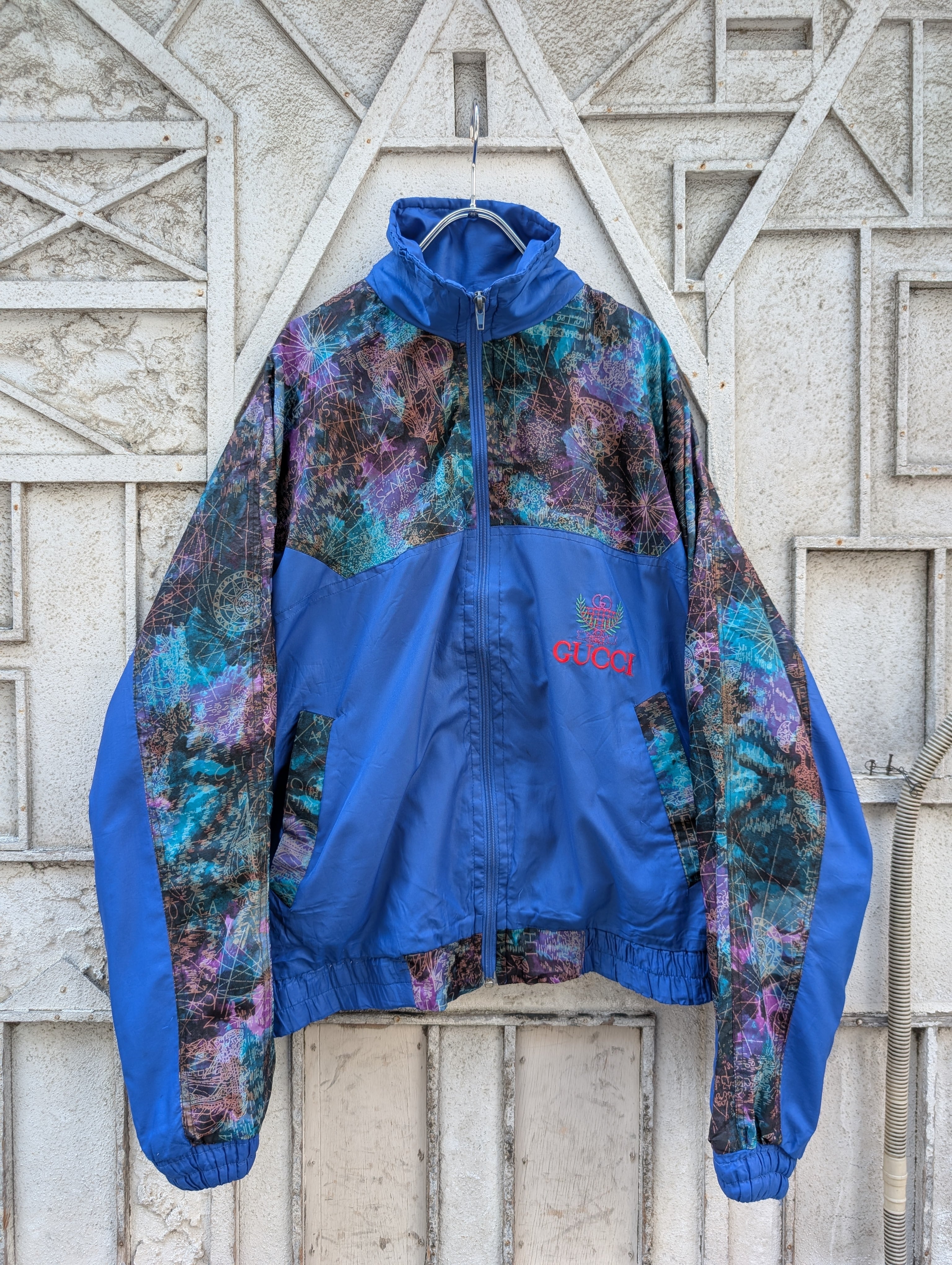 【未使用品&値下げ交渉可能】GUCCIブルームス柄ナイロンジャケット GUCCI BOOTLEG