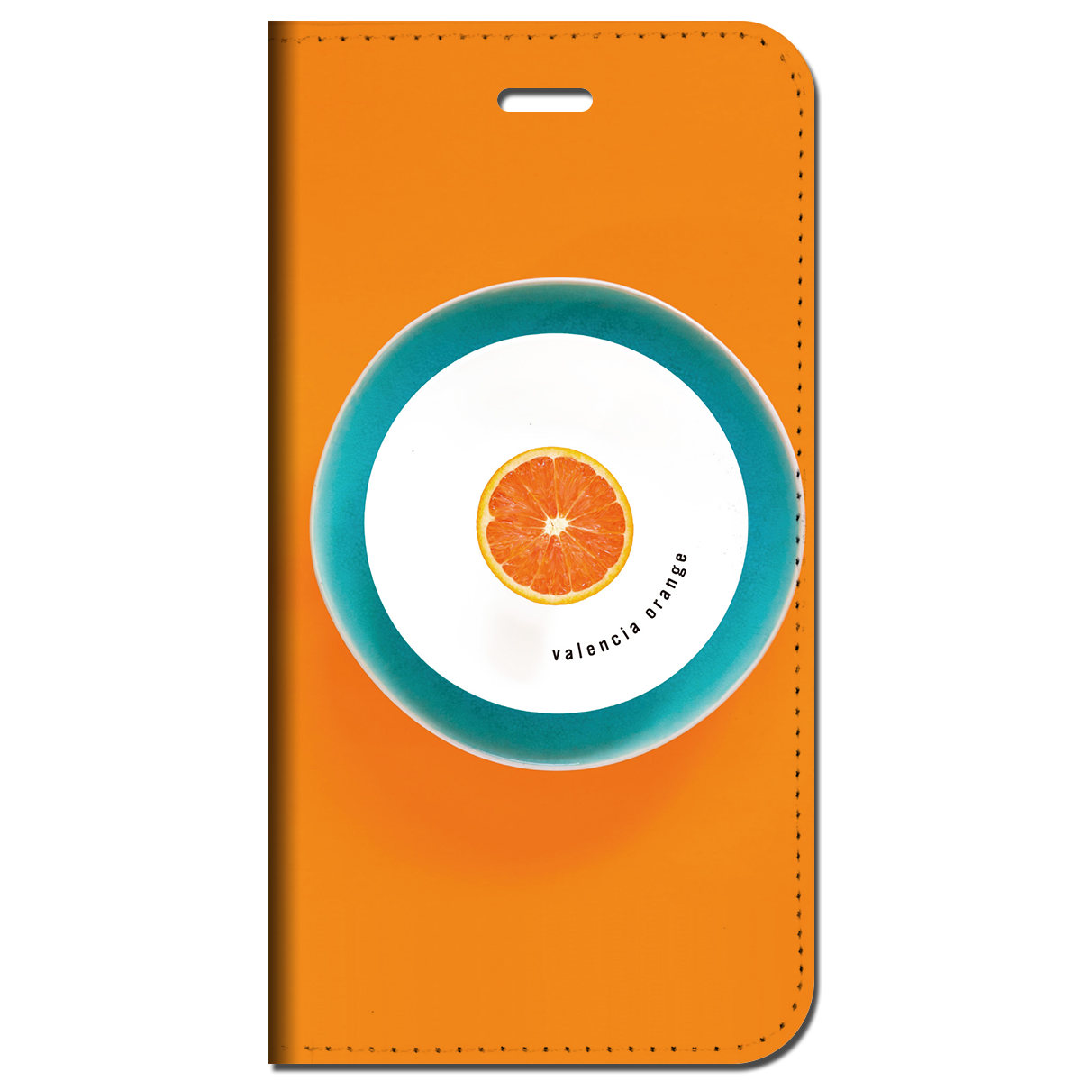 iPhone対応 スマホ 手帳型ケース オレンジ イラスト 野菜 ポップ 【iPhone17 / iPhone16 / iPhone16e / iPhoneSE 他 iPhone各機種対応】 st59