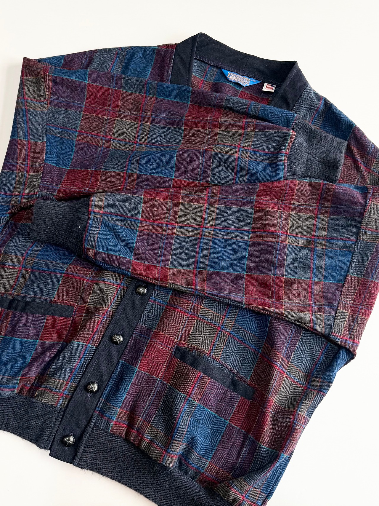 70s PENDLETON WOOL "CARDIGAN" MADE IN USA Size XL