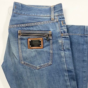 DOLCE&GABBANA indigo denim pants