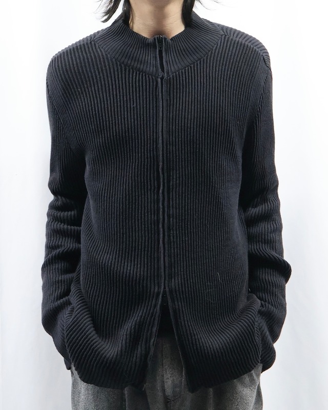 【EMPORIO ARMANI】double zip driver's knit