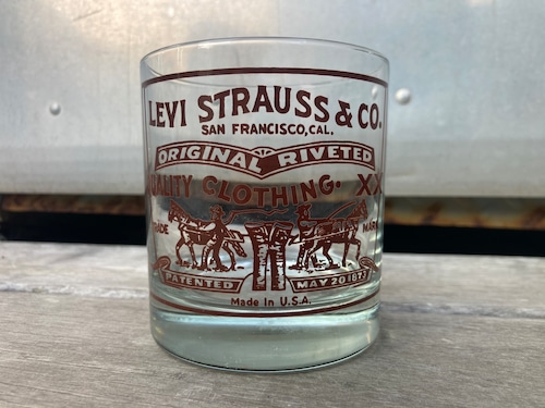 Levi’s 80s two horce whiskey glass