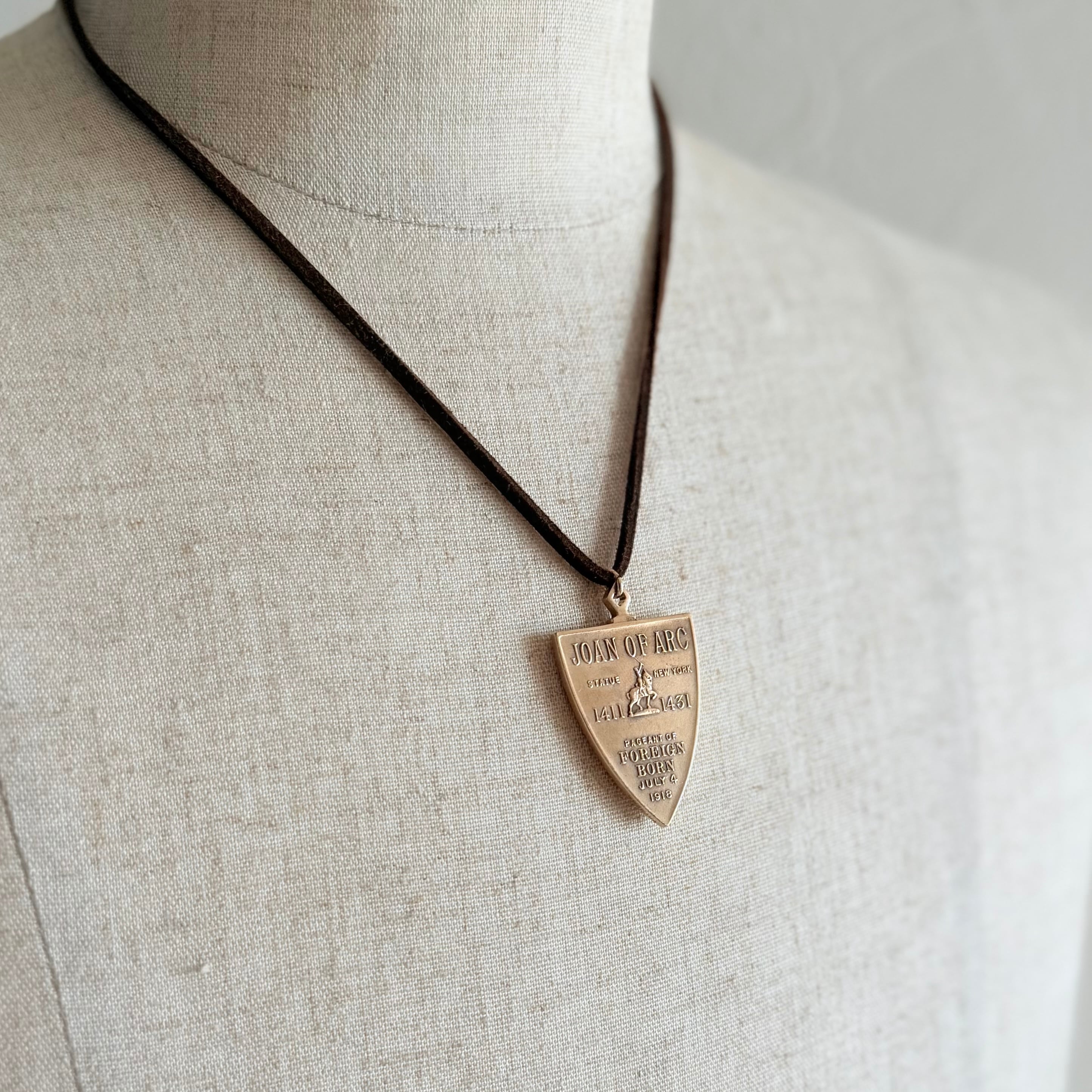 vintage tiffanyヴィンテージティファニー 1918 joan of arc statue