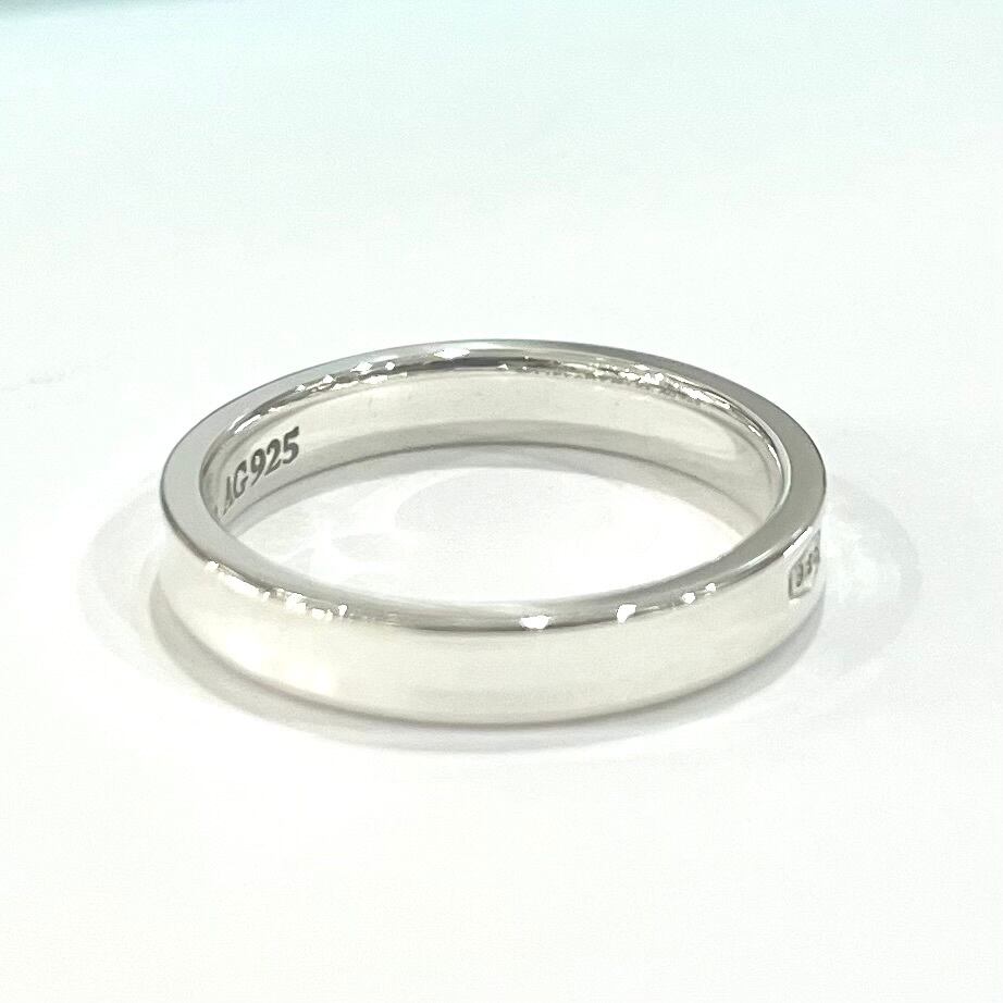 TIFFANY&CO】1966 T&CO ナローデザインシルバーリング 20号