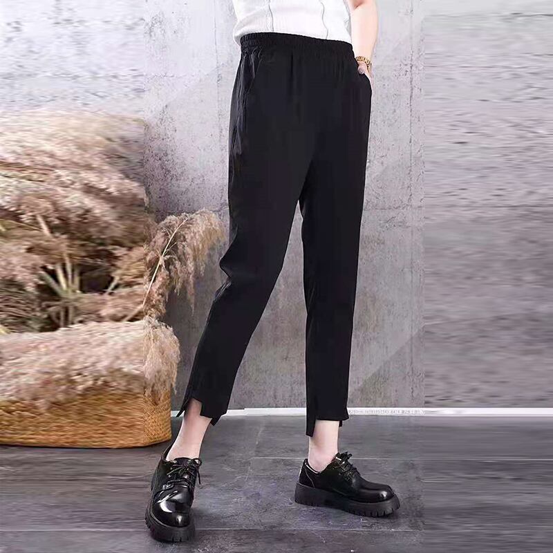 パンツ スプリングサマー薄手 大きめサイズ 春物 夏物 ミックスインファッション7823668354