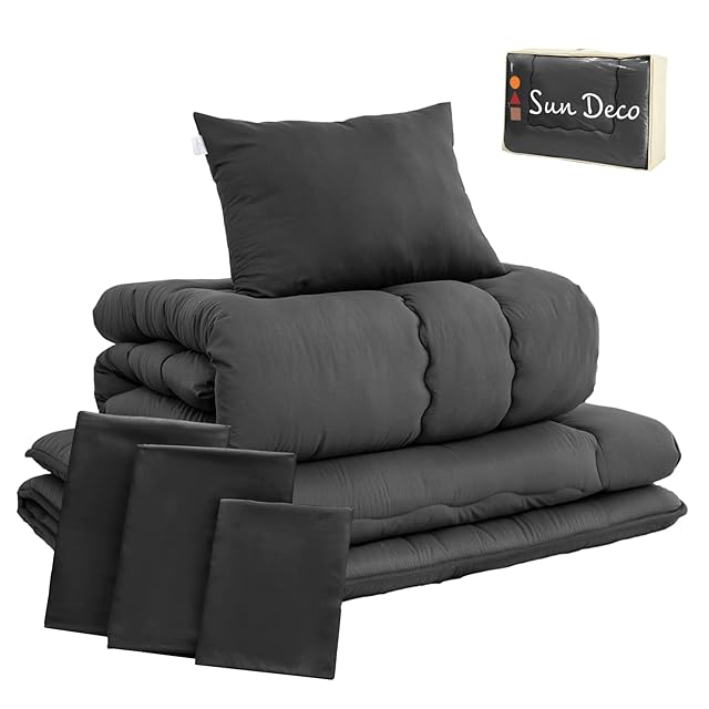 Sun Deco 布団セット シングル 布団 7点セット 寝具セット 来客用布団