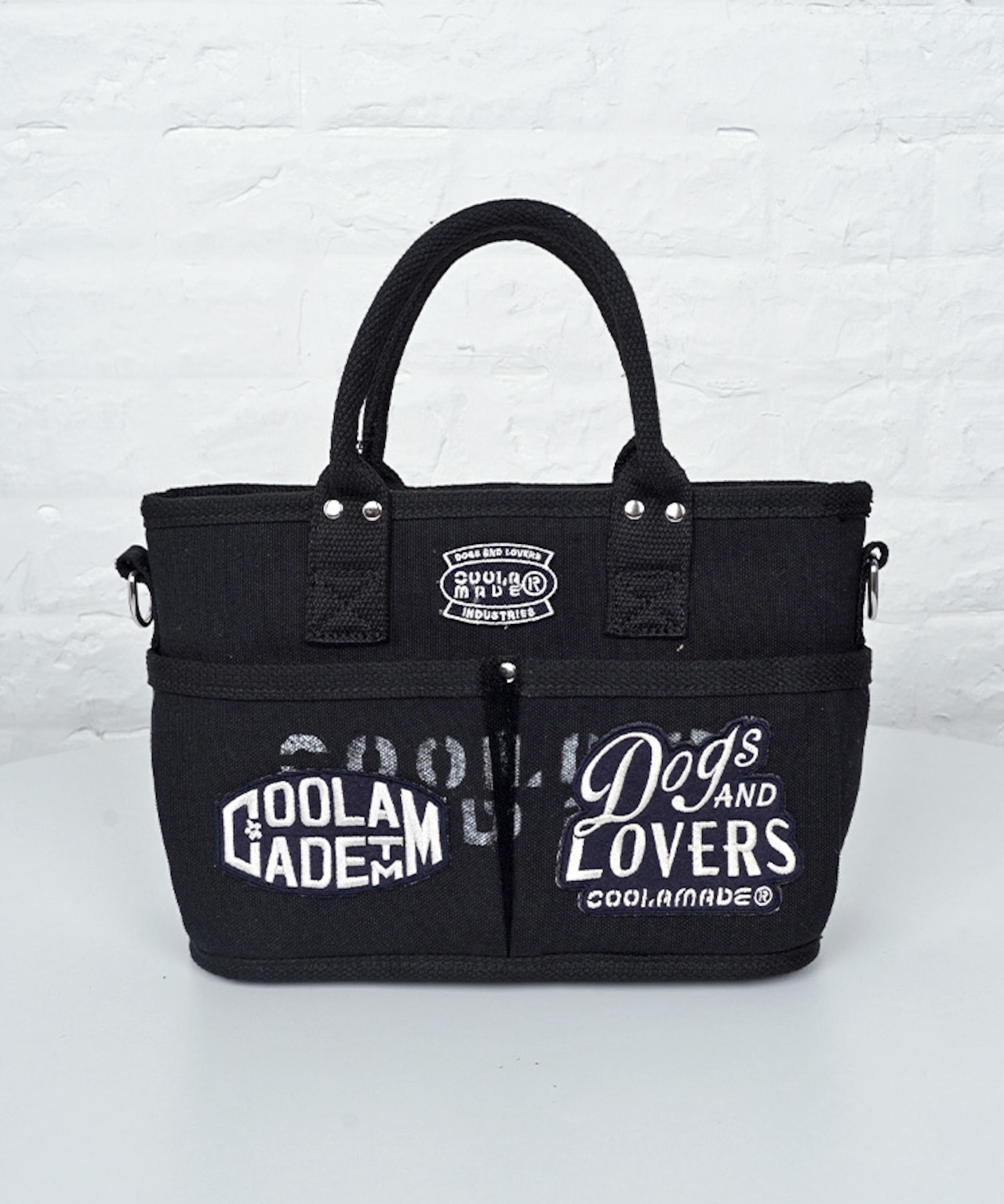 【直営限定ITEM】-TYPE F- パッチ×ペイントコンパクト3wayバッグ (BLACK) CQ-49501H