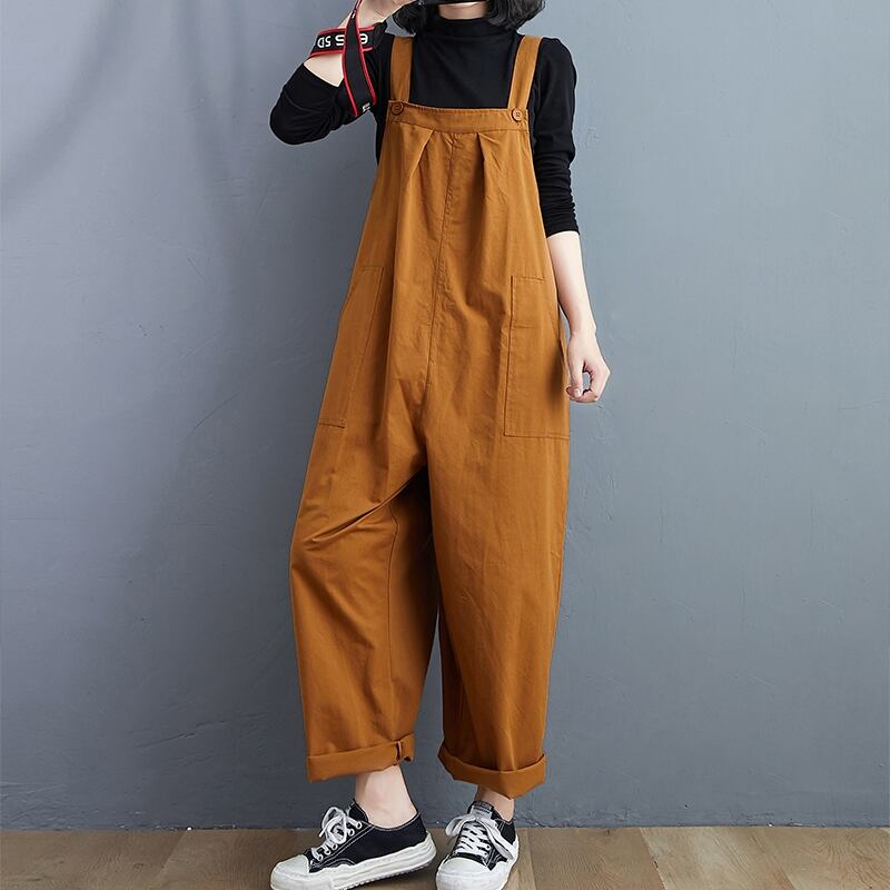 ルーズポケットのゆったりオーバーオール K17005