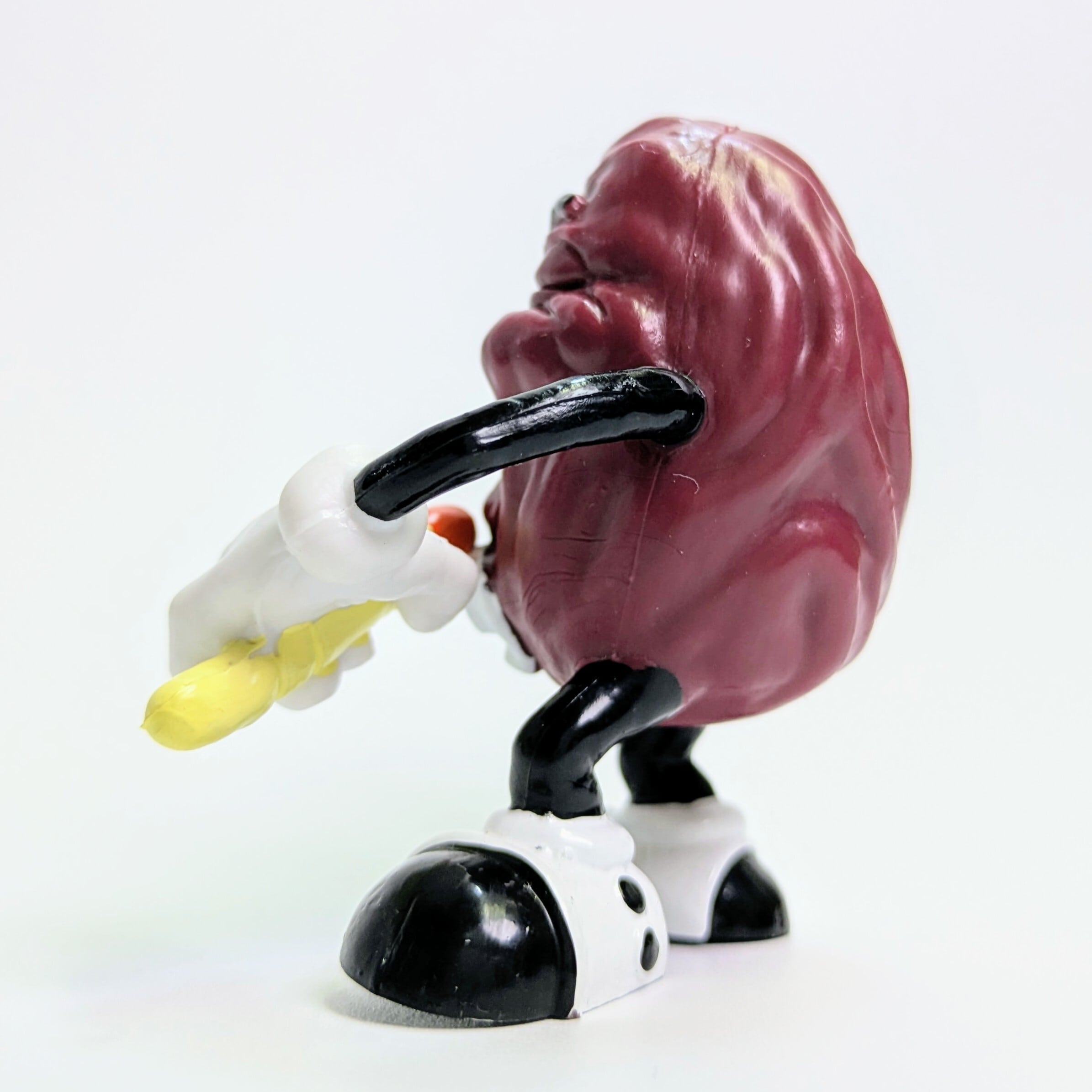 ☆ VINTAGE ☆ 1987年製【California Raisins(カリフォルニアレーズン)】 Tiny Goodbite PVC フィギュア ビンテージトイ 〚アメリカン雑貨 アメトイ〛