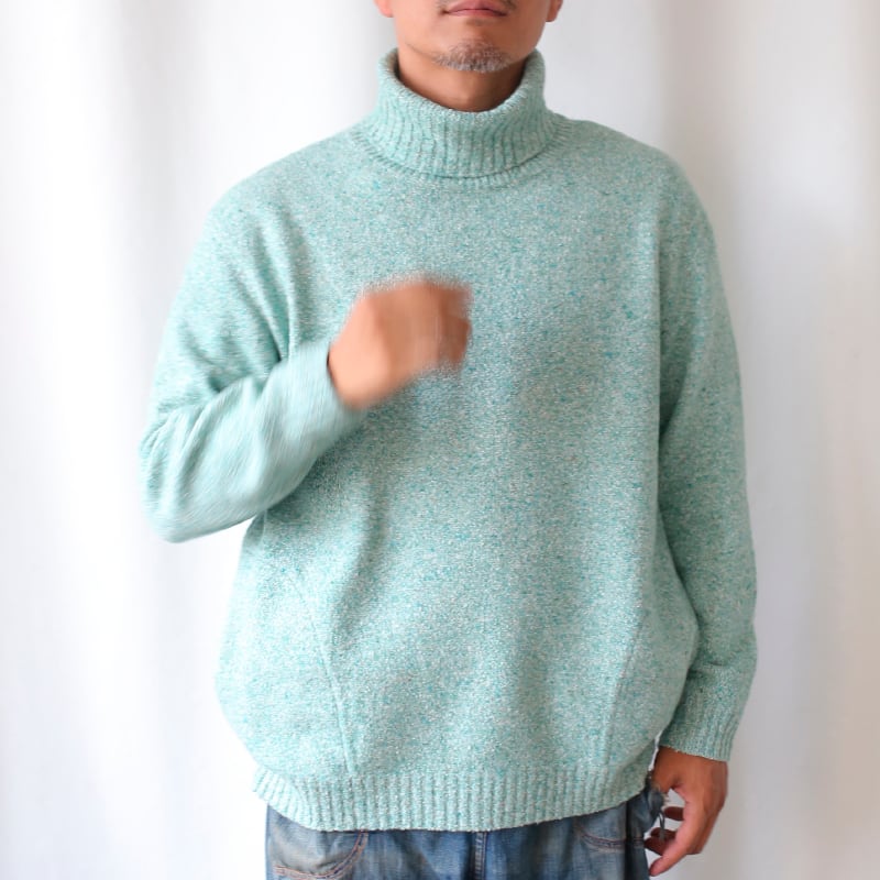 410006_Off-turtle Pullover（グリーン）