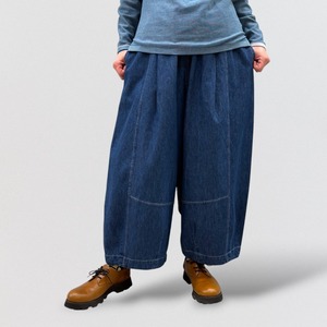 pas a pas 9oz denim wide balloon pants