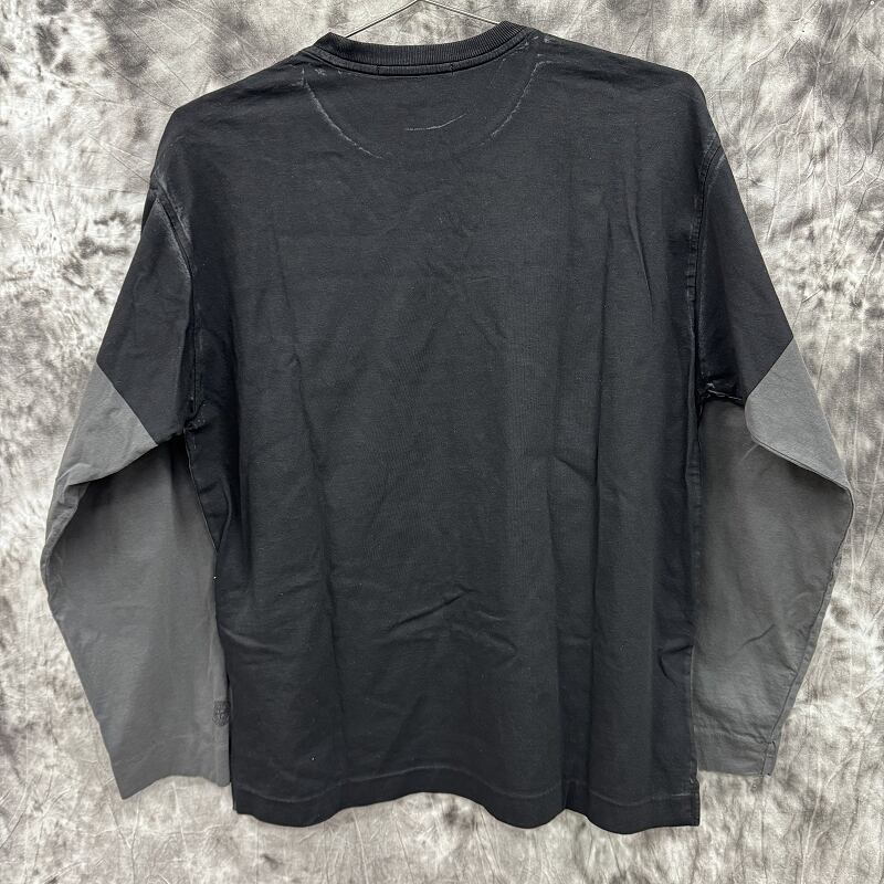 23AW STONE ISLAND Supreme L/S Top黒L