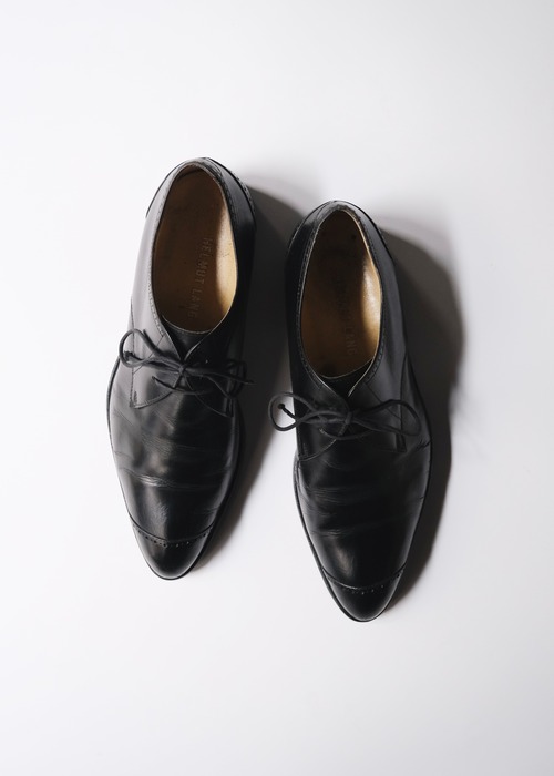 Helmut lang lace up leather shoes