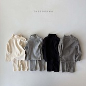 【取寄】THE GOGUMA ふんわりボーダータートルネックTシャツ｜冬服｜韓国子供服