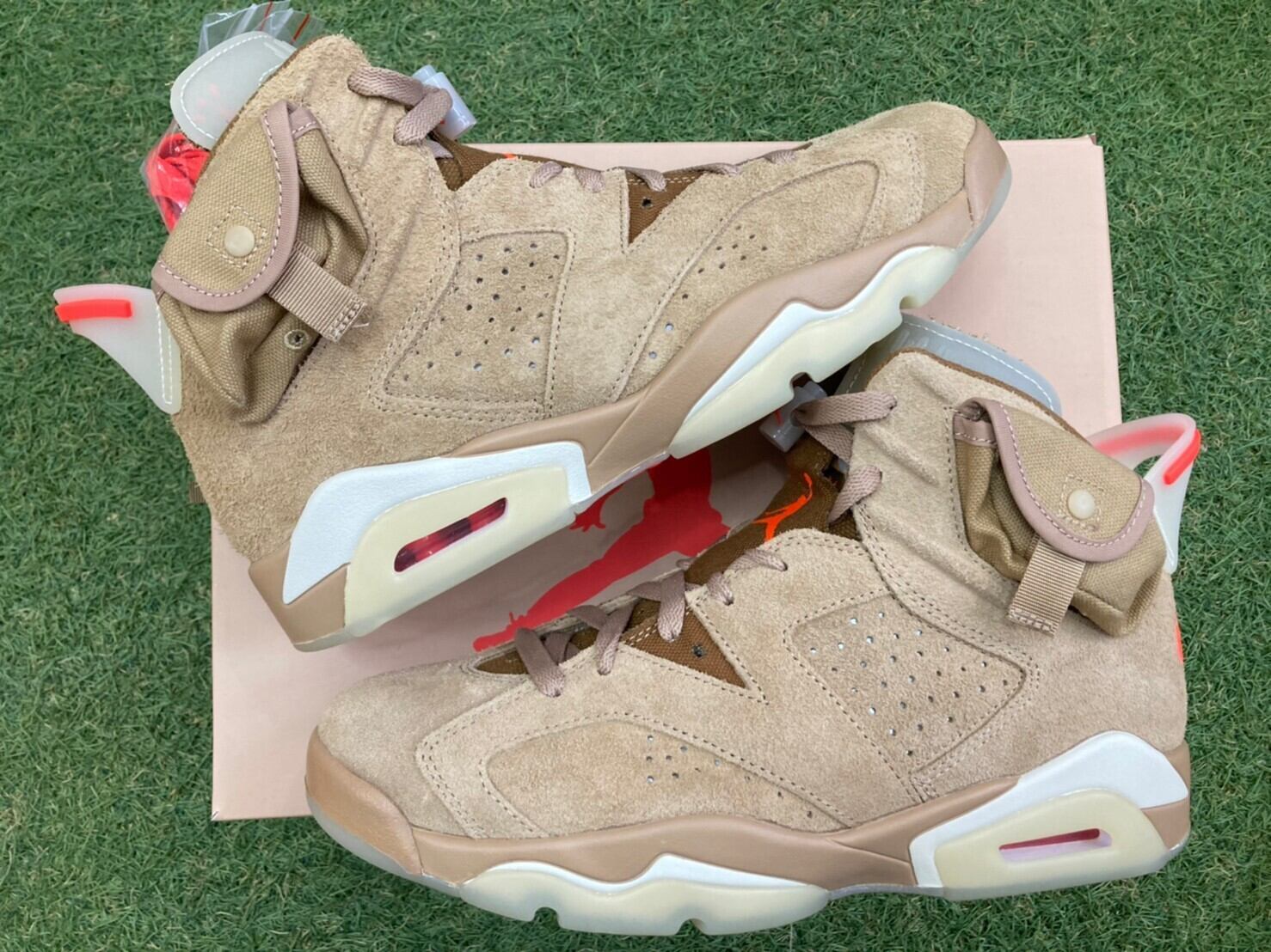 NIKE × TRAVIS SCOTT AIR JORDAN 6 RETRO SP BRITISH KHAKI DH0690-200 