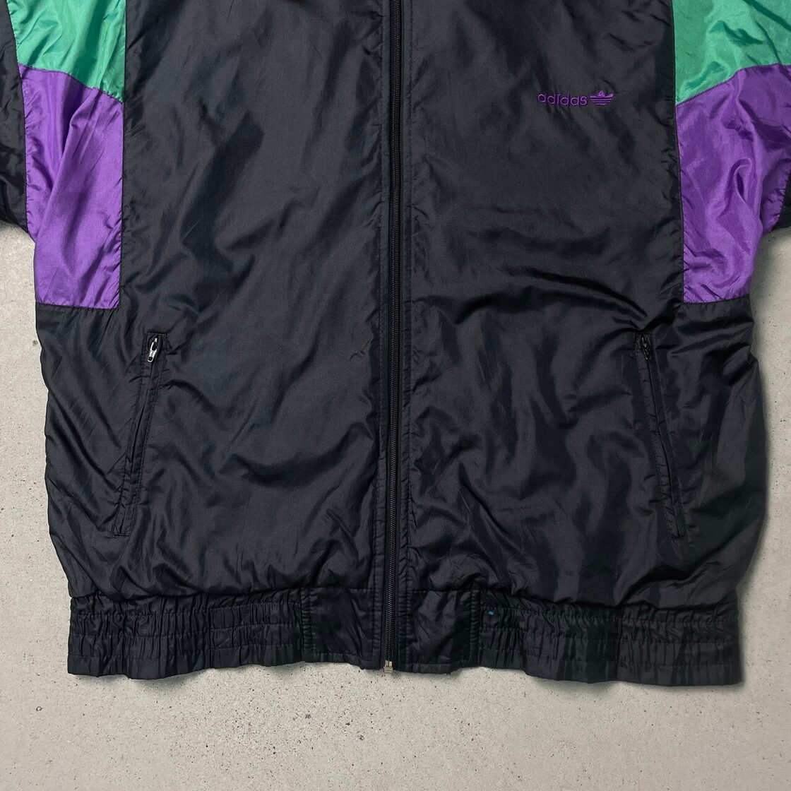 80年代 adidas アディダス ナイロンジャケット トラックジャケット 