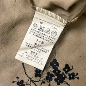 JOURNAL STANDARD SEASIDE FREERIDE ジャーナルスタンダード 花柄 ガーゼ生地 チュニック丈 キャミソール/ベージュ レディース コラボ