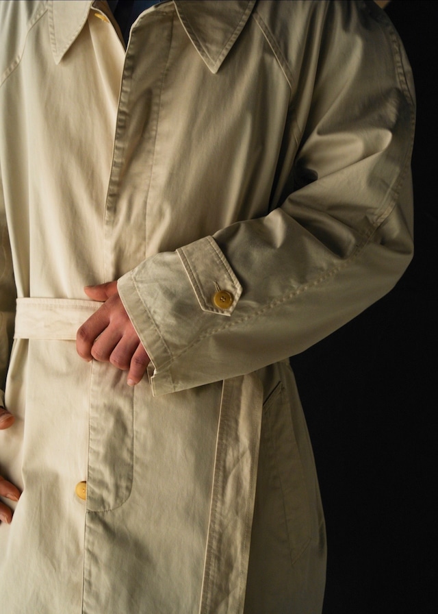 90's agnes b. homme fly front balmacaan coat